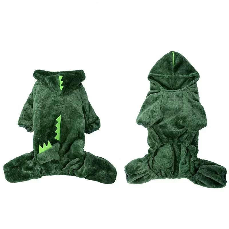 Soft Warm Fleece Pet Dog Jumpsuit: Clothing for Small Dogs, Cats - Hoodies, Coats, Costumes for Chihuahua, Yorkshire