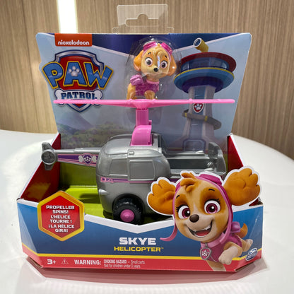 Original Paw Patrol Action Figures - 10 Vehicles with Ryder, Tracker, Everest, Chase, Rex, Skye, Rocky, Marshall and Zuma, Perfect Birthday Gift Toy