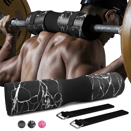 Barbell Squat Pad: Neck and Shoulder Protective Support for Squats, Lunges, Hip Thrust Training - Foam Sponge Olympic Bar Pad