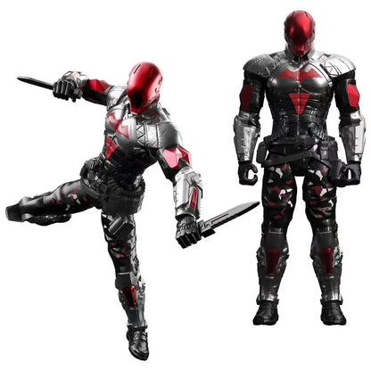 DC Originals Justice League Figure – Batman: Arkham Knight, Deathstroke, Red Hood Anime Figures Collection Models, Toys, Gift