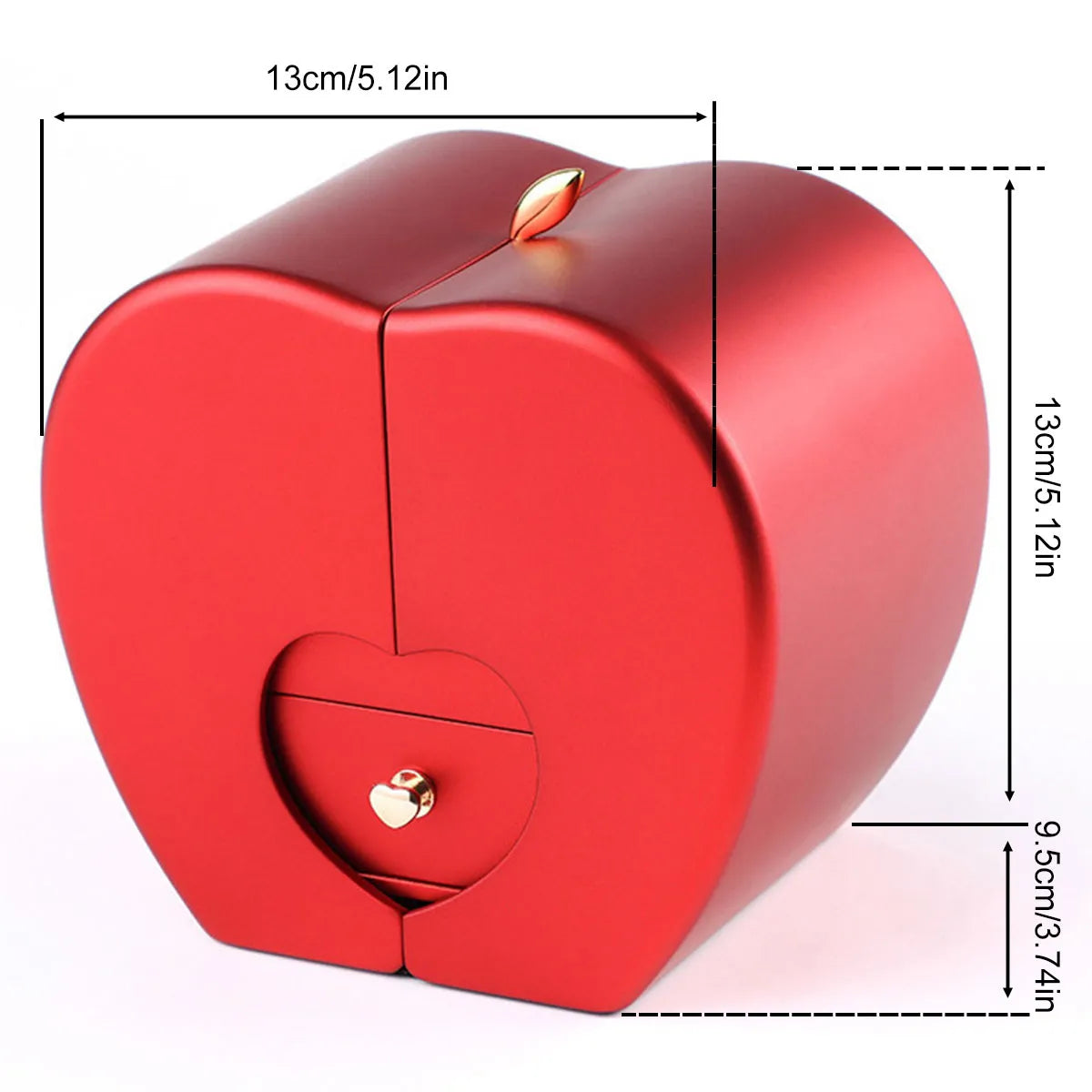 2024 Eternal Flower Apple Jewelry Box - Unique Christmas & Birthday Gift for Valentine's Day