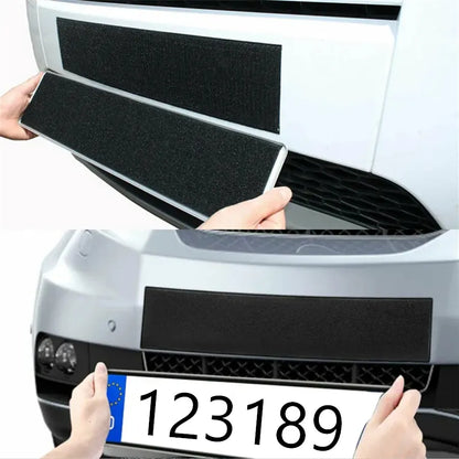 Frameless License Plate Holder: New Polyester Adhesive Number Plate Holder - Durable Car Accessory for 2023