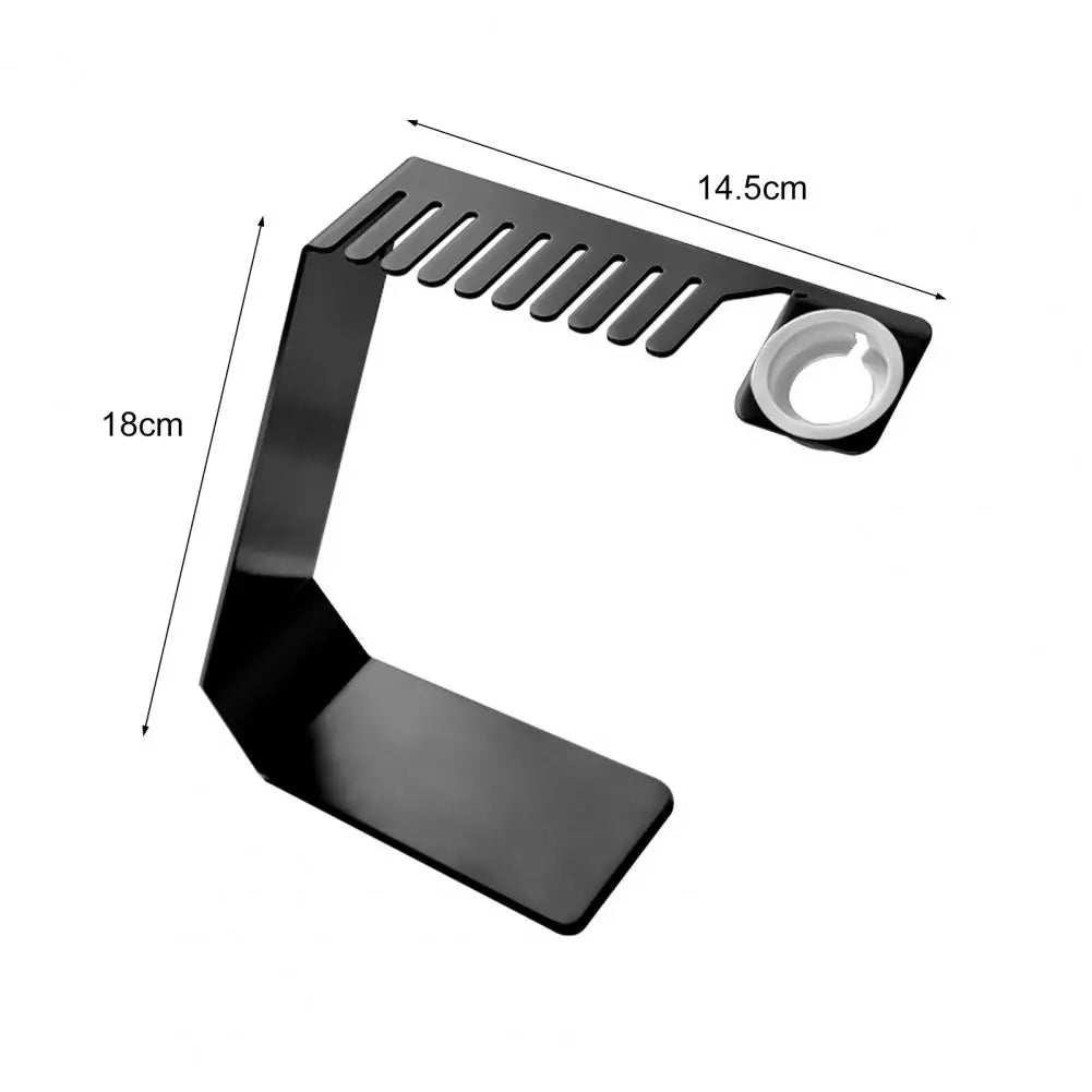 Stainless Steel Apple Watch Charger Stand with Strap Storage Bracket & Band Holder | Desktop Charging Dock for iWatch Strap | Unique Product