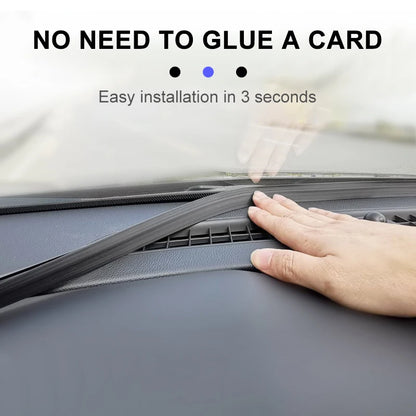 SEAMETAL 1.6m Auto Dashboard Sealing Strip - Universal Car Sticker Rubber Seal for Noise Insulation and Weatherproofing - Essential Car Accessory