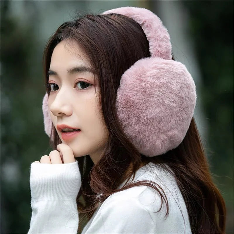 Solid Soft Plush Earmuffs for Winter - Fashion Earflap Protection for Men and Women | Outdoor Warm Ear Covers