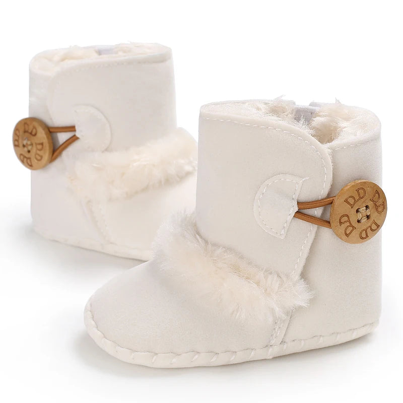 2022 Baby Winter Boots - Warm & Fashionable Toddler Shoes for Girls & Boys 0-18M | Cozy Fuzzy First Walkers