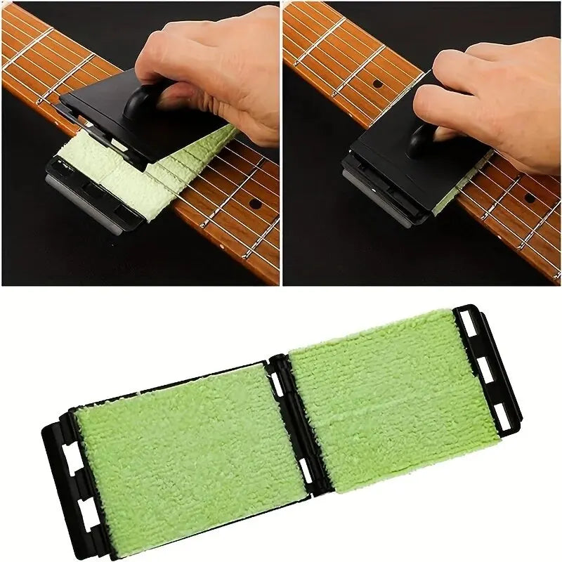 Miwayer Guitar String Cleaner – Fretboard Cloth Tool for Maintenance and Care of Violin, Bass, Ukulele, Electric Guitars