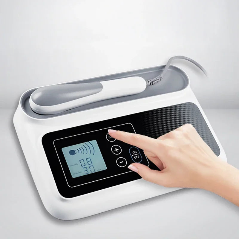 Ultrasonic Therapy Machine for Pain Relief – 1MHz Physiotherapy Device with LCD Screen for Muscle and Joint Massage