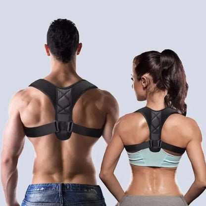 Adjustable Posture Corrector Belt | Unisex Clavicle Spine Back Support | Upper Back Shoulder Lumbar Posture Correction