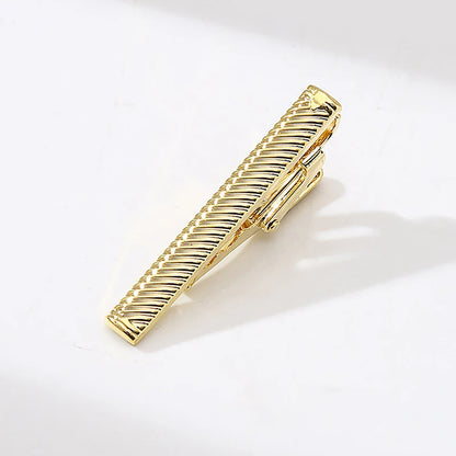 Fashion 1PC 4.5CM Simple Metal Tie Clip for Men – Wedding Necktie Clasp, Gentleman Tie Bar Pin, Perfect Jewelry Gift