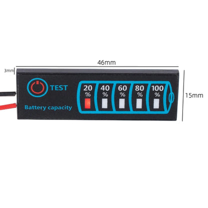 1S-8S 18650 Li-ion and Lipo Battery Level Indicator Tester - LCD Display Voltage Meter for 5-30V Lead Acid Capacity and Lithium Batteries