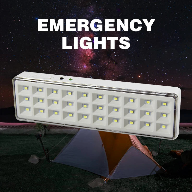 30LED Emergency Fire Fighting Lamp – Portable Evacuation Light, Wall-Mounted Smart Home LED Bulb, Dimmable for Camping