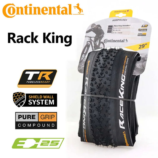 Continental Race King MTB 29in TLR Tire: Tubeless 27.5/29x2.0/2.20 29er Folding Tire - Mountain Bike Essential