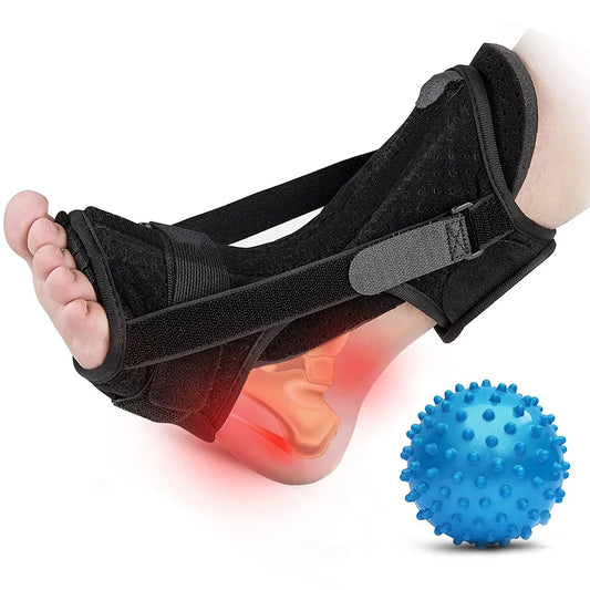 Adjustable Plantar Fasciitis Night Splint - Unisex Foot Drop Orthotic Brace for Plantar Fasciitis and Achilles Tendonitis in 2024