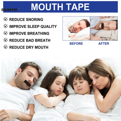 30pcs Anti-Snoring Mouth Tape: Nighttime Sleeping Aid for Improved Breathing - Reduce Dry Mouth and Promote Nose Breathing, Health Care Solution