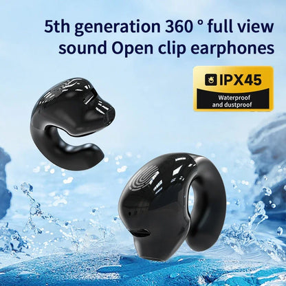 Wireless Bluetooth 5.3 Headphones - Single In-Ear TWS Earbuds with Mic, Waterproof Sports Handsfree Headset