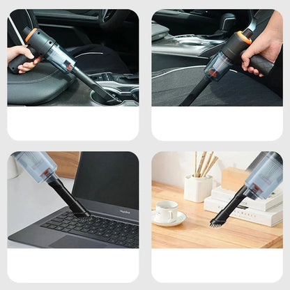 Wireless Car Vacuum Cleaner – 6000Pa Cordless Handheld Auto Vacuum with Strong Suction for Effective Car Cleaning