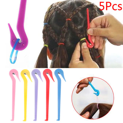 5Pcs Hair Bands Rubber Cutter: DIY Styling Headwear Band Cutting Tool for Girls