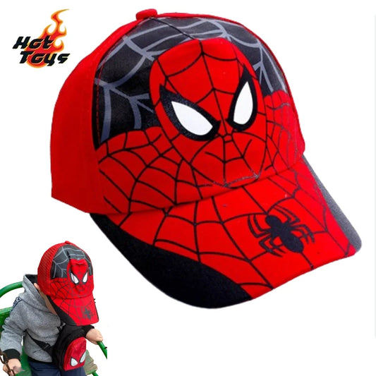 HotToys Spiderman Baseball Cap for Kids 3-7y - Superhero Sunhat, Cosplay Fashion Accessory, Boys and Girls Gift