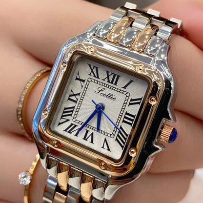 New Fashion Elegant Women’s Steel Watch – Waterproof Quartz, Stylish Design for Girls and Ladies