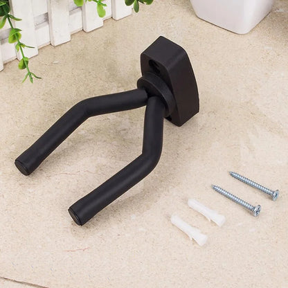 1Pcs Guitar Holder Wall Mount Stand - Home Instrument Display Parts and Accessories, Guitars Hook Wall Hangers with Picks Stand