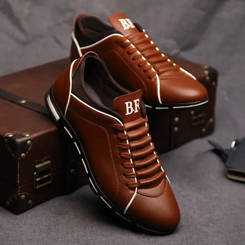 Men's Fashion Casual Shoes - New British Style, Gentlemen's Four Seasons Sports Shoes, Wear-Resistant & Comfortable Flat Shoes