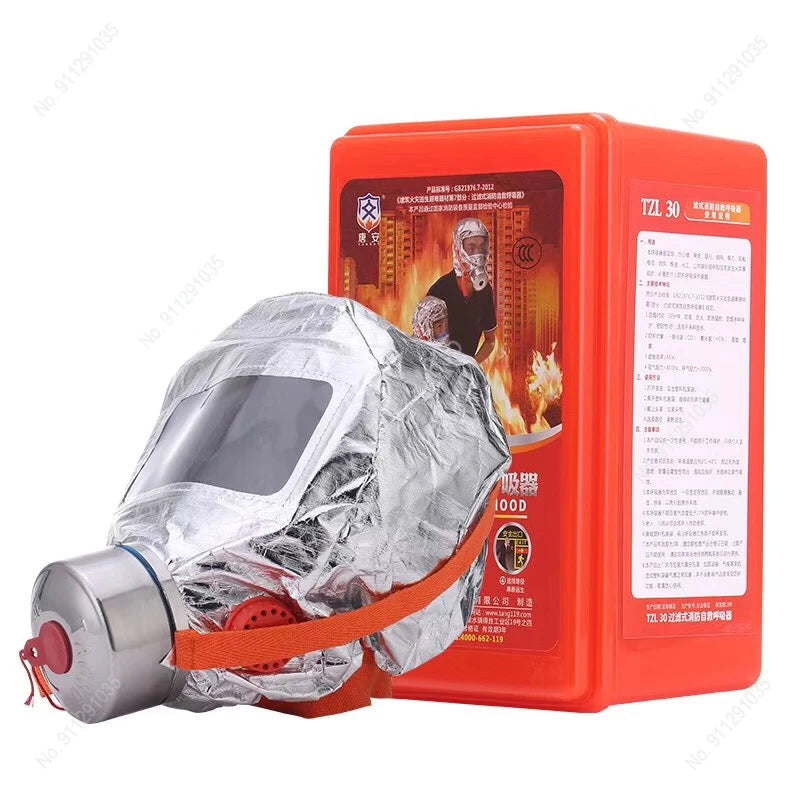 Fire Emergency Escape Safety Mask – 30-Minute Protective Anti-Smoking Respirator, Dust and Carbon Mask for Home and Work