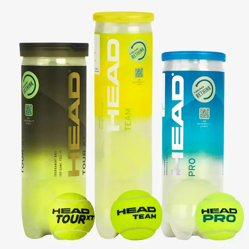 HEAD Professional Tennis 4B TEAM Tour X Training Balls - High Elasticity, Durable, and Resistant Pro Match Balls (3 Pack)