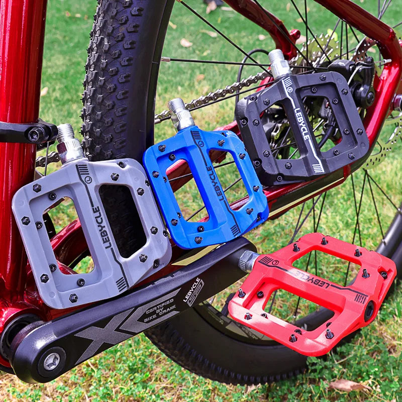 Lebycle MTB Bike Nylon Pedal: High-Strength Non-Slip Mountain Bike Pedals - Essential Cycling Accessories