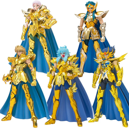 Japanese Anime Saint Seiya Phoenix Ikki, Hyoga, Seiya, Shiryu PVC Figure – 19cm Standing Toy for Collection and Decoration