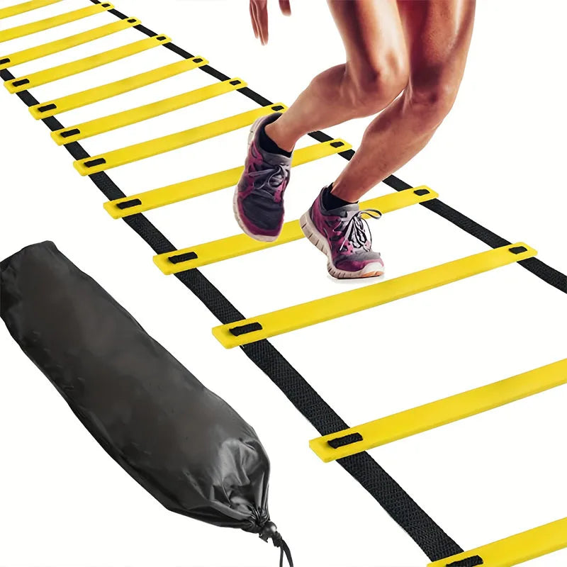 Agility Ladder with Nylon Straps for Speed Training - Sports Flexibility and Football Drill Equipment