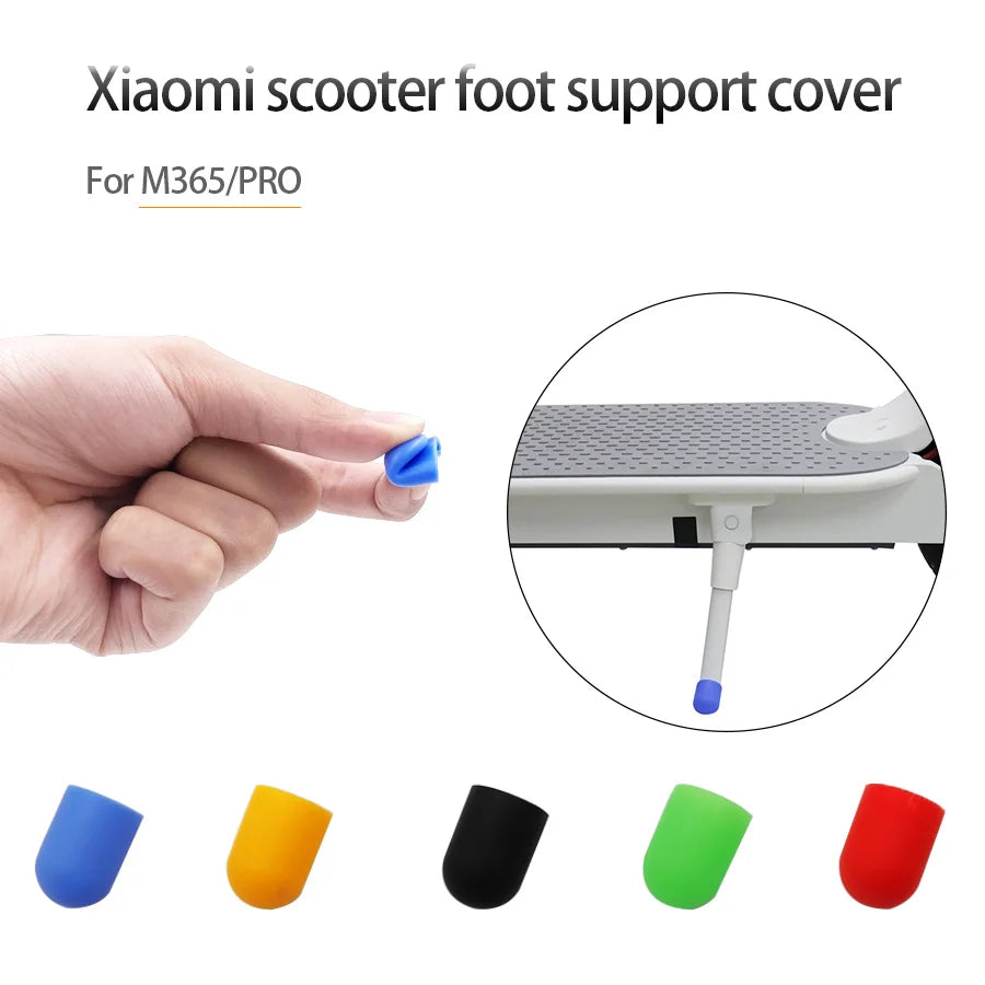 Silicone Kickstand Foot Support Cover for XIAOMI M365 Pro/Max G30 Es2/Es4 Scooter - Bike Scooter Rubber Parts Accessory, Protect Your Ride