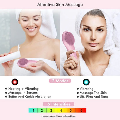 XPREEN Sonic Facial Cleansing Brush - Waterproof Electric Face Cleansing Device for Deep Cleaning