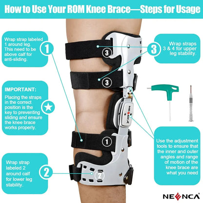 NEENCA OA Unloader Knee Brace - Support for Arthritis Pain, Osteoarthritis Relief, Cartilage Defect Repair, Avascular Necrosis