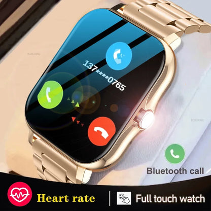 2023 Bluetooth Call Smart Watch - Men & Women | Heart Rate, Blood Pressure, Sleep Monitor, Sport Functions | Fashionable Smartwatch for Ladies