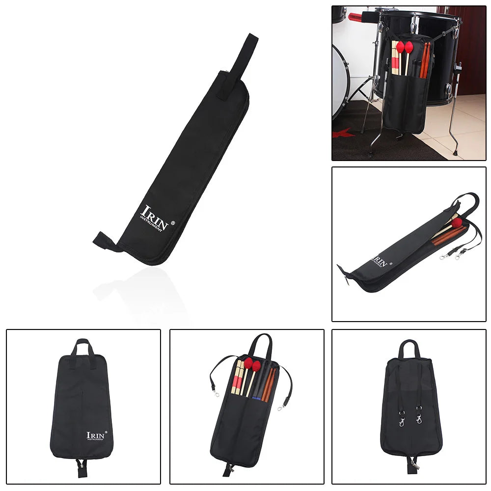 Oxford Cloth Drumstick Thicken Case: Waterproof Drum Stick Bag with Carrying Strap - Large Capacity Percussion Instrument Parts