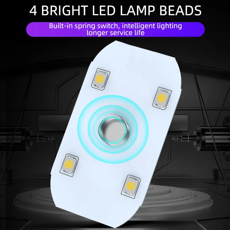 Car Touch Interior Light - Hand Car Roof Magnets Ceiling Lamp for Indoor Car Lighting and Night Reading - USB Charging Reading Lamp