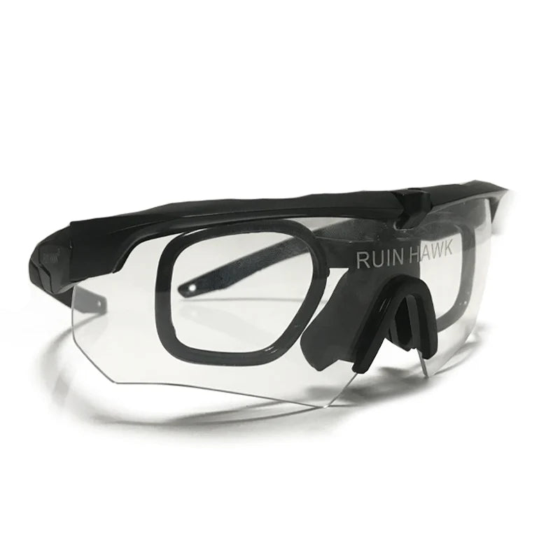 Military Tactical Glasses - Sports Sunglasses for Mountain Biking, Hunting, Air Gun Shooting, Outdoor Protective Eyewear