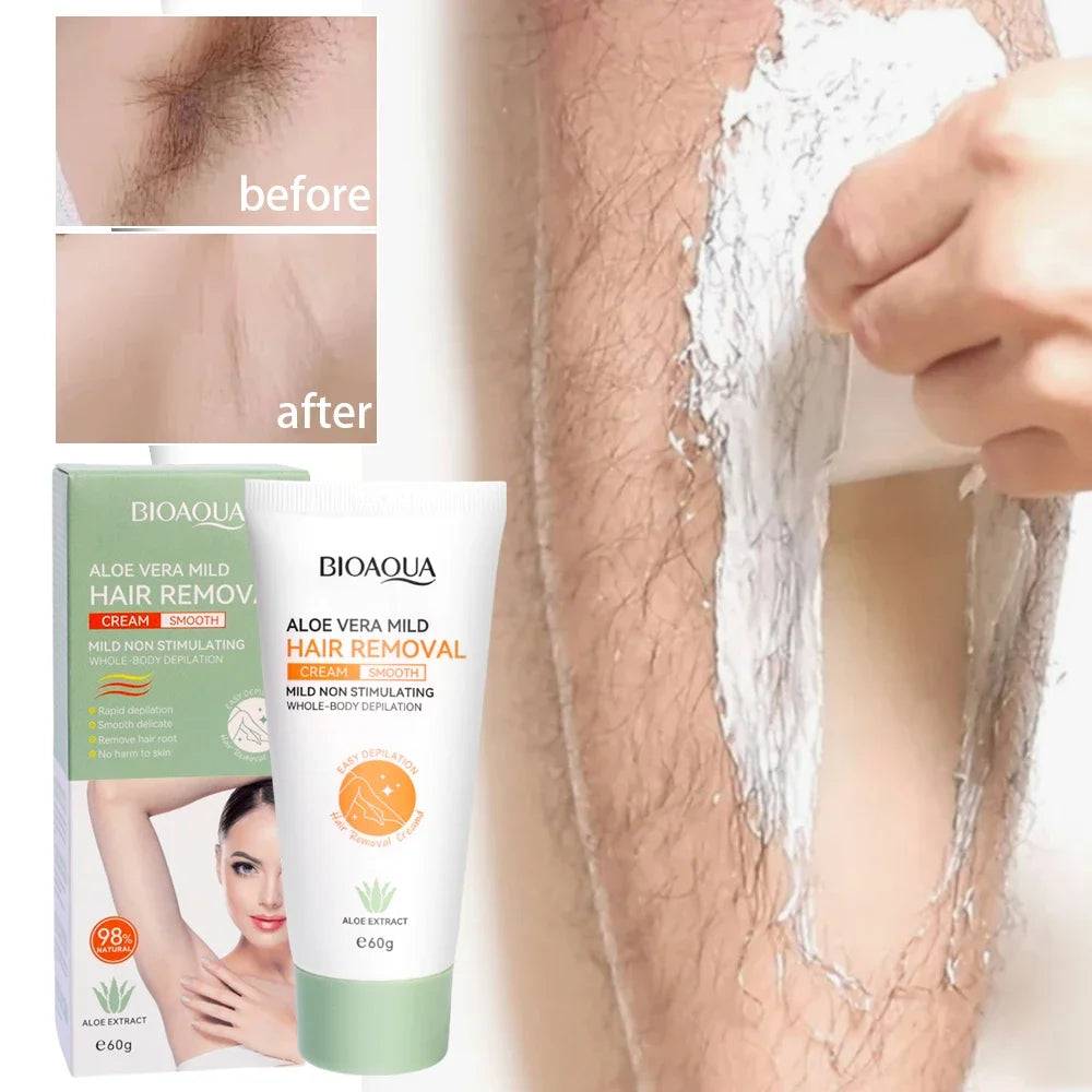 2024 Permanent Hair Removal Cream - Painless Epilator for Intimate Areas, Growth Inhibitor for Men and Women