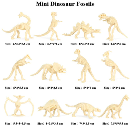 Oenux Montessori Miniature Animal Model Set - Lion, Shark, Horse, Dinosaur Figurines for Educational Play and Zoo-Themed Gifts for Kids