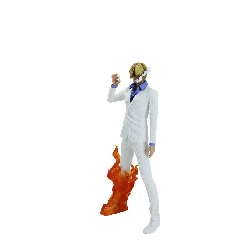 Dreamy Black Foot Mountain: One Piece Handheld White Suit Model Ornament – Exquisite Collectible