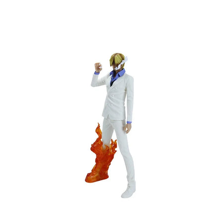 Dreamy Black Foot Mountain: One Piece Handheld White Suit Model Ornament – Exquisite Collectible