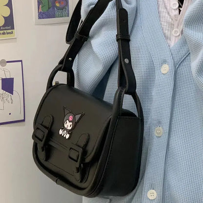 Kawaii Sanrio Kuromi Cambridge Bag: Net Red Underarm Shoulder Bag - All-Match Japan and South Korea Gift