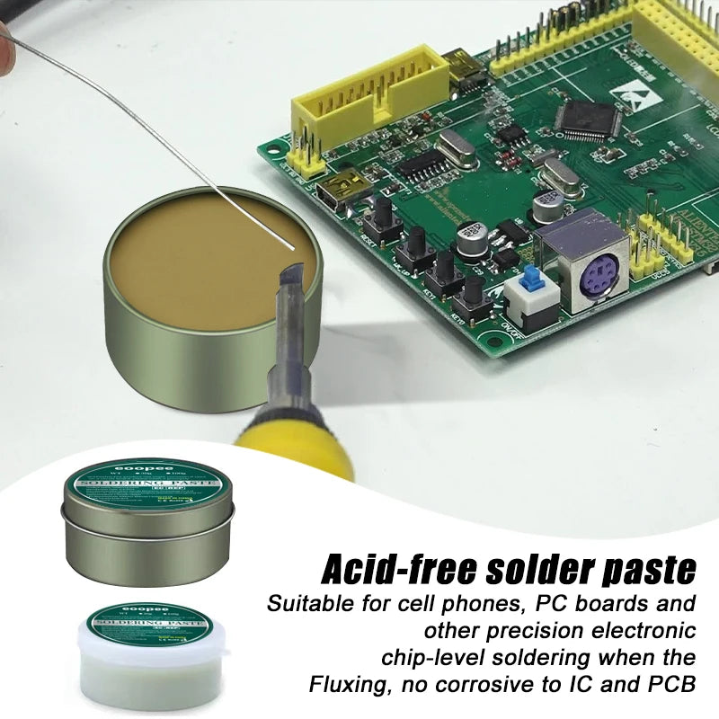 1/2/3pcs Lead-Free Soldering Flux Paste - Tin Solder Paste for Electronics, SMD, PCB, LED Soldering & Repair