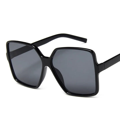 Fashion Women Oversize Sunglasses - Gradient Plastic Brand Designer Female Sun Glasses UV400 Protection