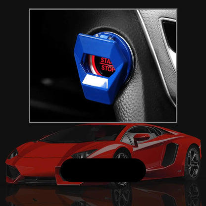 Car Engine Start Stop Switch Button Cover - Anti-Scratch Ignition Protection - Decorative Auto Accessories for Interior Car-Styling