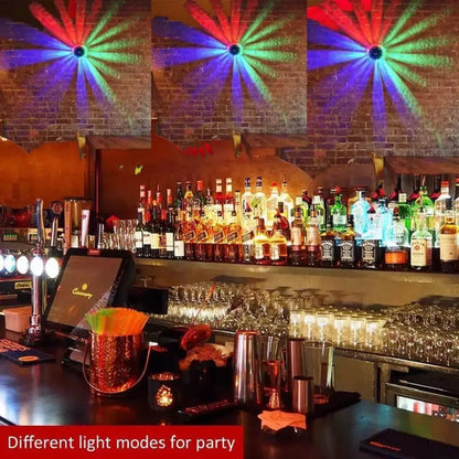 Colorful Disco Lights - 48 LED Rotating Wall Lights for Flash Bar, KTV, Shop, Net Red Background, Stage Decorative Lighting