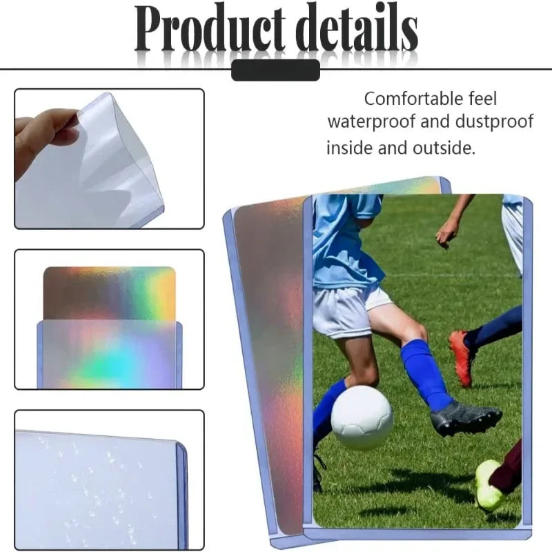 Waterproof 3"x4" Hard Plastic Card Sleeves - Collector Card Protectors for Trading Cards, Sports, Baseball