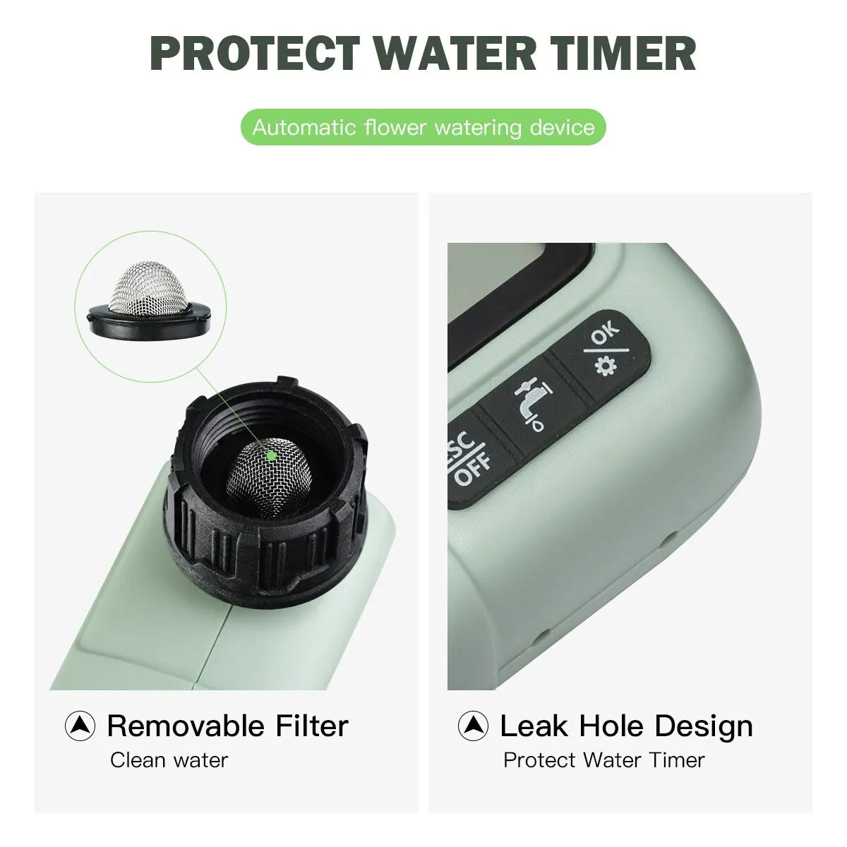 Intelligent Garden Water Timer HCT-322: Automatic Digital Irrigation Sprinkler for Outdoor Water Saving & Time Management