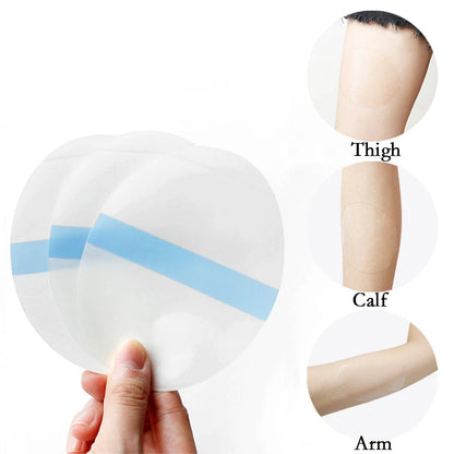 Women's Inner Thigh Spandex Patches - Invisible Anti-Friction Body Tape, Elastic Bandage for Leggings